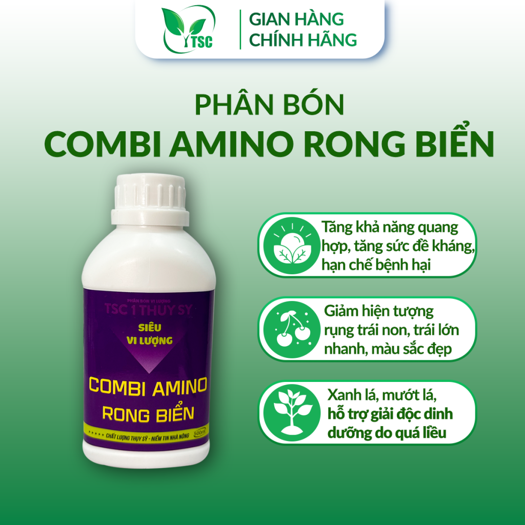 Phân bón Combi Amino Thụy Sỹ - Chai 500ml combi-amino-thuy-sy