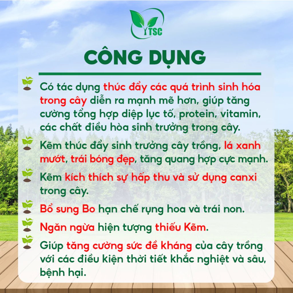 Phân bón Bo Kẽm Thụy Sỹ - Chai 500ml Phân Bón BO KẼM Thụy Sỹ Hạn Chế Rụng Hoa Trái Non, Lá Xanh Mướt, Dày Lá, Trái Bóng Đẹp - Chai 500ml