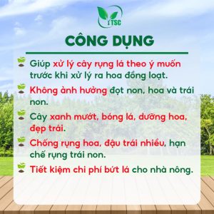 Phân Bón XỔ LÁ Thụy Sỹ Rụng Lá Theo Ý Muốn, Kích Ra Hoa Đồng Loạt, Đậu Trái Nhiều - Chai 500ml