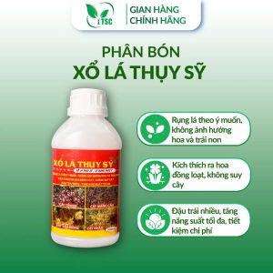 Phân bón Xổ Lá Thụy Sỹ - Chai 500ml Phân Bón XỔ LÁ Thụy Sỹ Rụng Lá Theo Ý Muốn, Kích Ra Hoa Đồng Loạt, Đậu Trái Nhiều - Chai 500ml