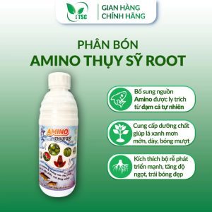 Phân Bón Amino Thụy Sỹ Root, Ly Trích Từ Đạm Cá Tự Nhiên, Kích Thích Bộ Rễ Phát Triển - Chai 1 lít