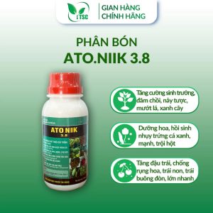 Phân bón ATONIK 3.8 Thụy Sỹ, Nhụy Trứng Cá Xanh, Trội Hột, Dưỡng Hoa, Bóng Trái, Đẹp Trái - Chai 250ml