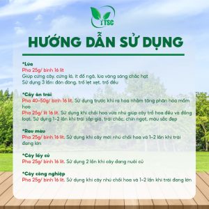 Phân Bón 7-5-44 Thụy Sỹ Giúp Cây Ra Hoa Sớm, Hoa Trổ Đều Đồng Loạt, Nuôi Trái, Ngăn Ngừa Thối Trái, Trái Đẹp - Hộp 1kg