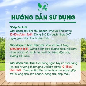 Phân bón ATONIK 3.8 Thụy Sỹ, Nhụy Trứng Cá Xanh, Trội Hột, Dưỡng Hoa, Bóng Trái, Đẹp Trái - Chai 250ml