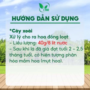 Phân Bón Kích Bông Xoài Thụy Sỹ, Kích Ra Hoa Nhiều, Liên Tục, Hạn Chế Chai Hoa, Nghẹn Hoa - Túi 1kg