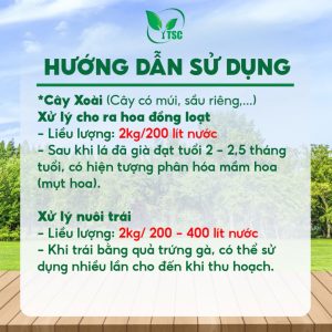 Phân bón KN3 Super Bồ Đề Thụy Sỹ, Xử Lý Ra Hoa, Trái Lớn Tối Đa, Tăng Độ Ngọt, Lên Màu Cực Đep - Túi 2kg