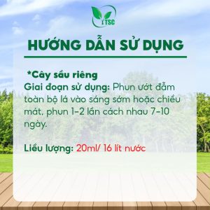 Phân Bón Rước Mắt Cua Sầu Riêng Thụy Sỹ, Kích Mắt Cua Nứt Mạnh, Kéo Bông Mạnh, Ra Hoa Đồng Loạt - Chai 500ml