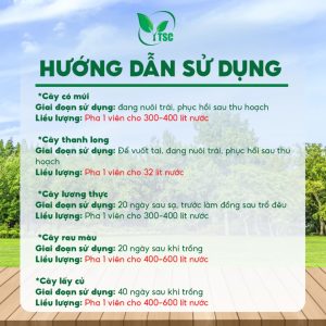 Sủi GA3 500T Thụy Sỹ, Phì Trái Hết Cỡ, Lớn Trái Tối Đa, Tăng Hương Vị, Đẹp Màu - Viên 7gr