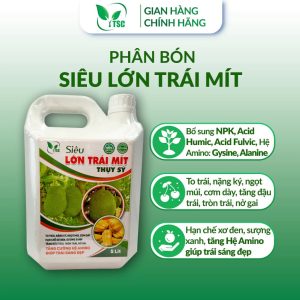 Can Siêu Lớn Trái Mít - Can 5 lít Phân Bón Can Siêu Lớn Trái Mít Thụy Sỹ, Giúp Trái Sáng Đẹp, To Trái, Nặng Ký, Ngọt Múi, Cơm Dày - Can 5 lít