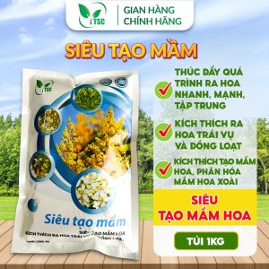 Phân Bón Siêu Tạo Mầm Thụy Sỹ, Chuyên Kích Thích Tạo Mầm Hoa, Thúc Đẩy Ra Hoa Nhanh, Đồng Loạt - Túi 1kg