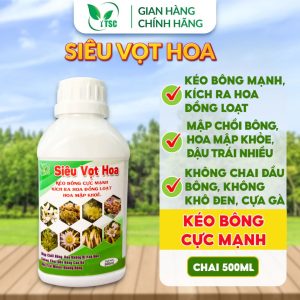 Phân Bón Thụy Sỹ Phân bón SIÊU VỌT HOA Kéo Bông Mạnh, Phát Hoa Dài, Kích Ra Hoa Đồng Loạt, Vọt Hoa, Dưỡng Mập Bông - Chai 500ml
