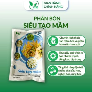 Phân Bón Siêu Tạo Mầm Thụy Sỹ, Chuyên Kích Thích Tạo Mầm Hoa, Thúc Đẩy Ra Hoa Nhanh, Đồng Loạt - Túi 1kg