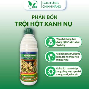 Phân bón Trội Hột Xanh Nụ Thụy Sỹ - Chai 1 lít Phân Bón Trội Hột Xanh Nụ Thụy Sỹ, Chuyên Lấy Nhụy, Cho Nhiều Hoa Cái, Thụ Phấn Tốt, Không Khô Đen Bông - Chai 1 lít