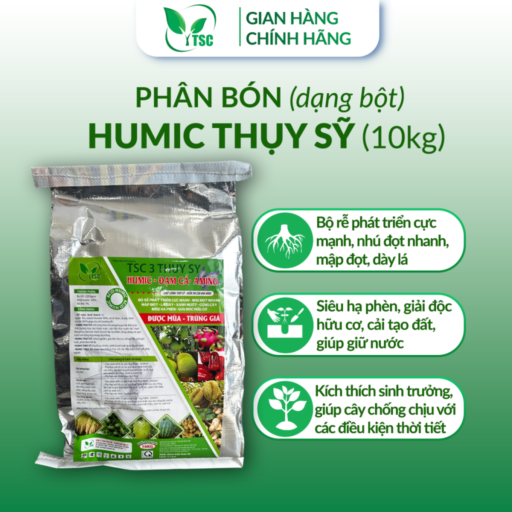 HUMIC LÀ GÌ? TÁC DỤNG CỦA HUMIC ĐỐI VỚI ĐẤT VÀ CÂY TRỒNG humic-thuy-sy-dang-bot