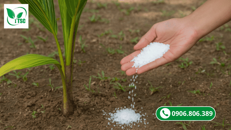 bón phân cho dừa bằng muối hột - giải pháp hay rủi ro khi dừa thiếu chất?