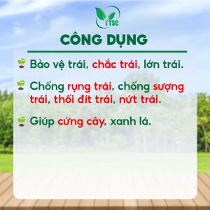 Bột Sủi CANXIBO Thụy Sỹ Chống Rụng Trái, Nứt Trái, Sượng Trái, Ngừa Thối Đít Trái, Giúp Chắc Trái, Lớn Trái - Gói 10Gr